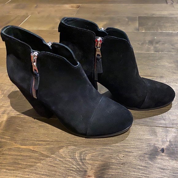 New Rag & Bone Suede Margot Ankle Boots, Size 37.5 - Picture 1 of 8